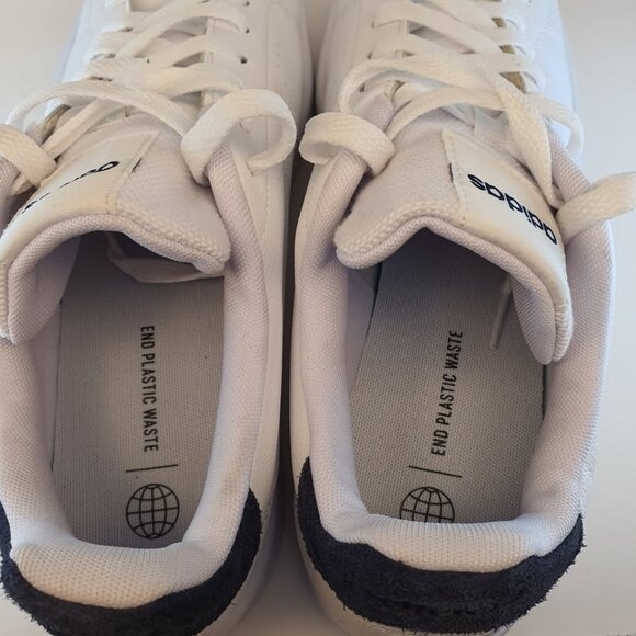 Adidas Men's Advantage Size 10 White Tennis Shoes Casual Sneakers Trainers - Picture 7 of 9